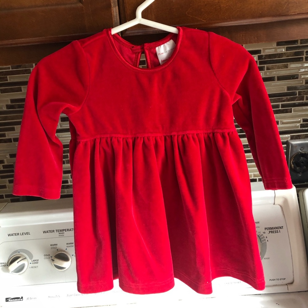 Red 12-18 month dress